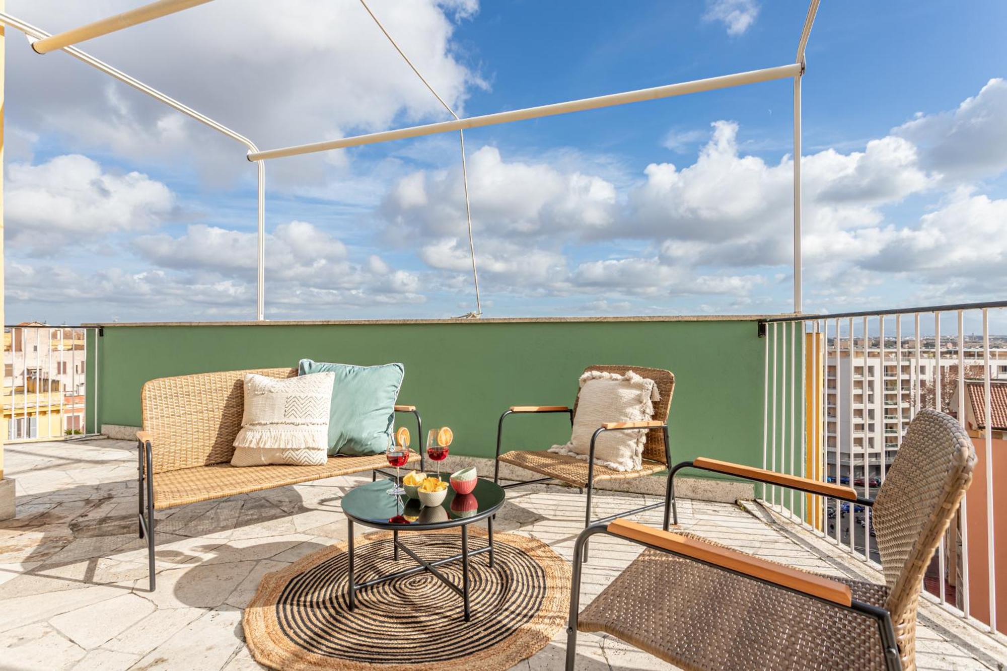 Viola Penthouse With Rome Panoramic View Daire Dış mekan fotoğraf
